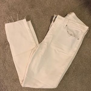 Gap white denim
